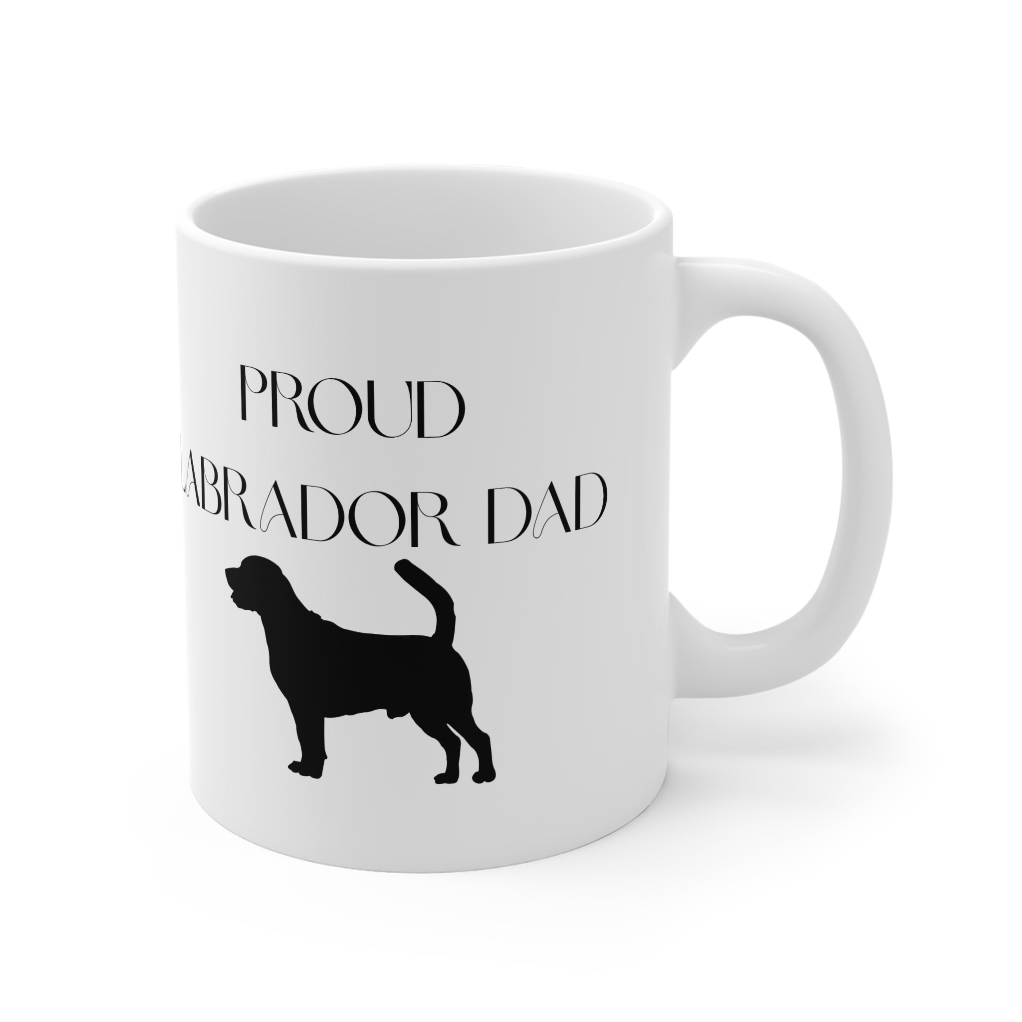 Proud Labrador Dad Mug - Personalized Ceramic Coffee Cup