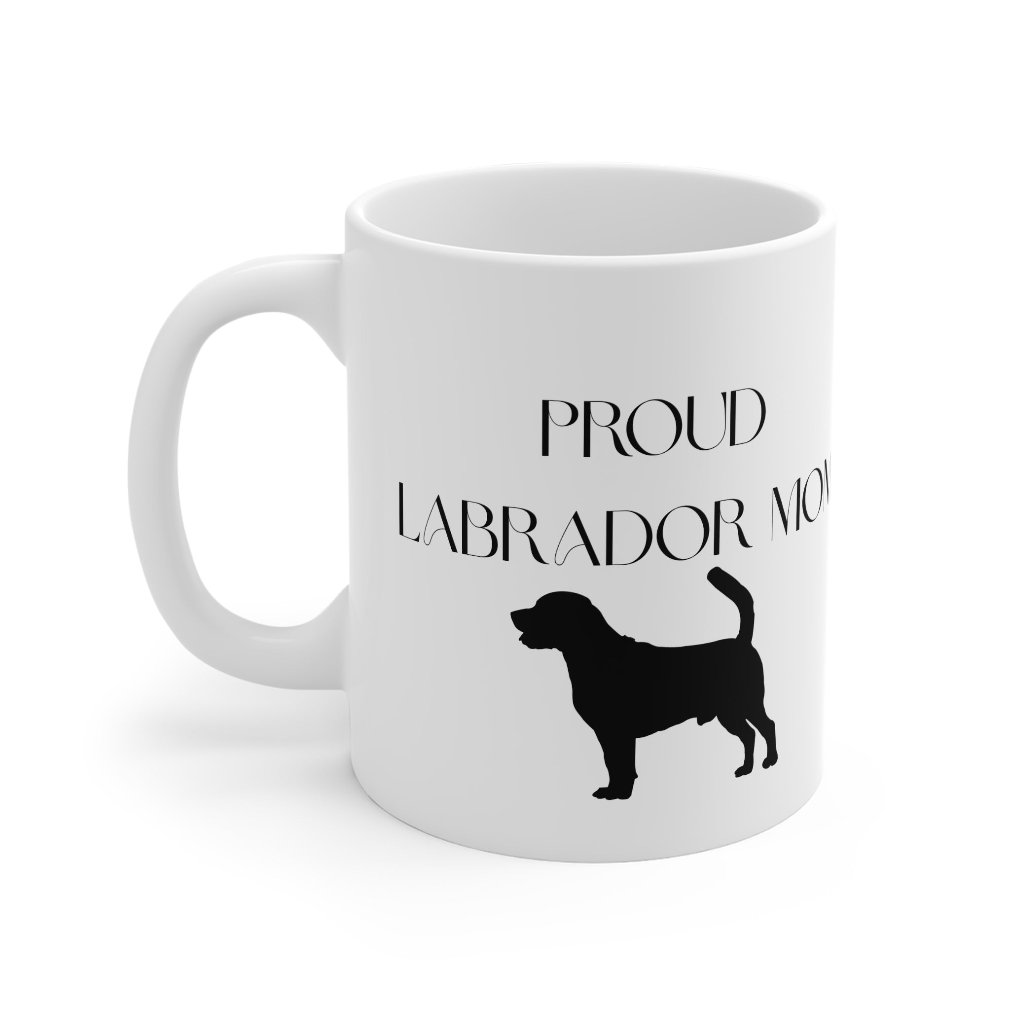 Proud Labrador Mom Mug - Personalized Ceramic Coffee Cup